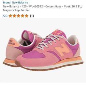 New Balance Women's Sneakers - Pink and Purple